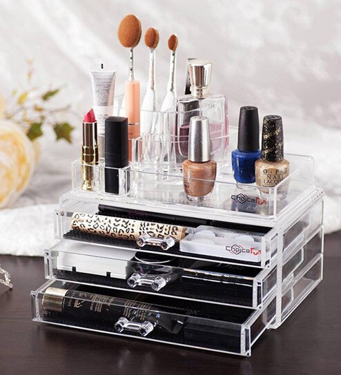 Buy Avmart Cosmetic Makeup Jewellery Organizer Display Case With