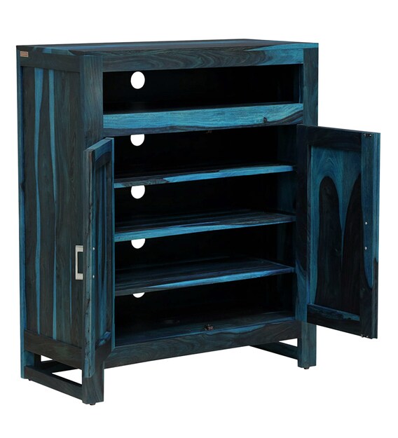 Buy Avian Solid Wood Shoe in Ocean Blue Finish by Woodsworth