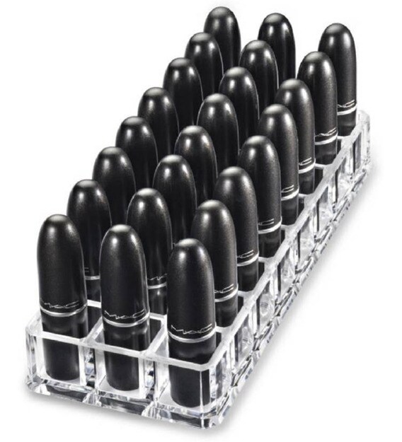 Buy Avmart 24 Compartment Cosmetic Lipstick Brush Organizer Makeup Holder Acrylic Case Organizer Vanity Box Online Makeup Organisers Accessory Holders Homeware Pepperfry Product
