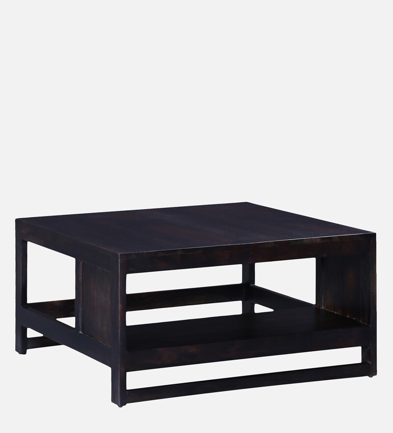 Buy Avian Sheesham Wood Coffee Table In Warm Chestnut Finish with Shelf