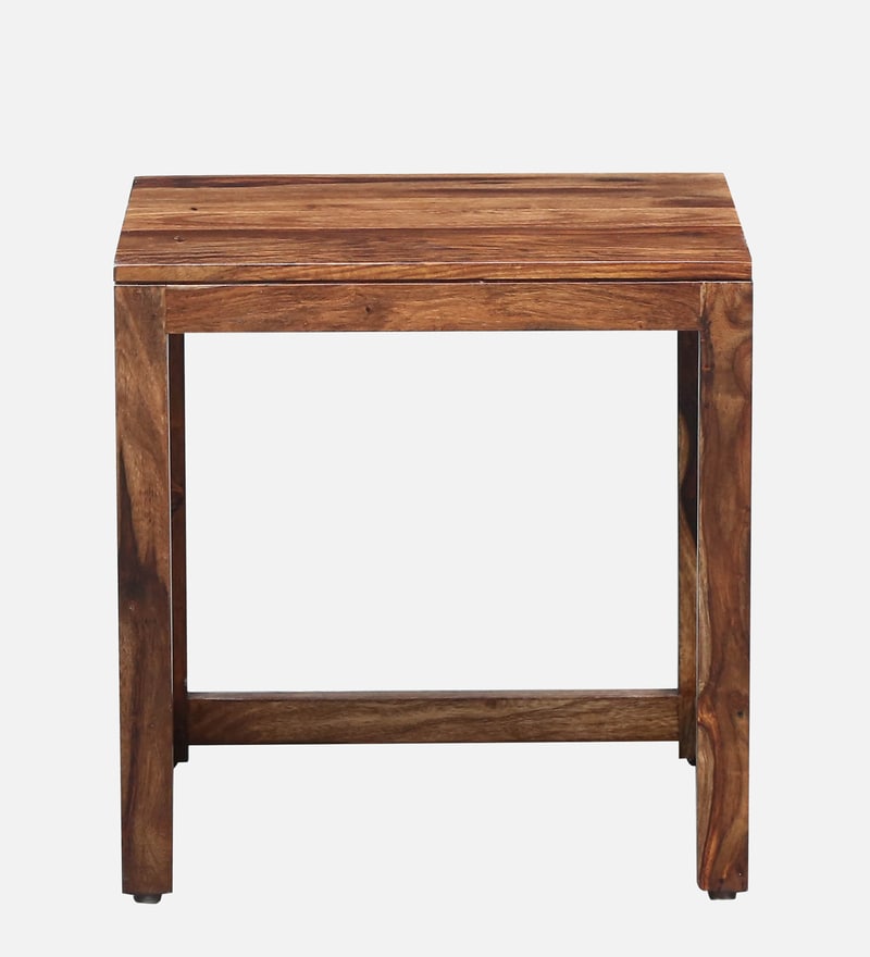 Buy Avian Sheesham Wood Nest Of Tables In Rustic Teak Finish Online
