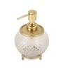 Ava Crystal Cut Soap Dispenser In Gold