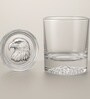 AVA Eagle Clear Glass Double Old Fashioned Whiskey Glass (Pack of 6)