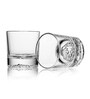 AVA Lion Clear Glass Double Old Fashioned Whiskey Glass (Pack of 6)