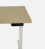 Avail Metal Writing Table in Dual Finish with Adjustable Height