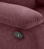Avalon E Fabric Motorized 1 Seater Recliner In Dusky Pink Colour With USB Port