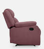 Avalon Fabric 1 Seater Manual Recliner In Dusky Pink Colour