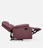 Avalon Fabric 1 Seater Manual Recliner In Dusky Pink Colour
