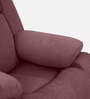 Avalon Fabric 1 Seater Manual Recliner In Dusky Pink Colour