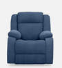 Avalon Fabric 1 Seater Manual Recliner In Twilight Blue Colour