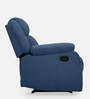 Avalon Fabric 1 Seater Manual Recliner In Twilight Blue Colour
