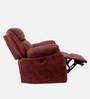 Avalon Fabric 1 Seater Motorized Recliner with USB Port in Crimson Red Colour