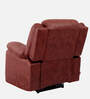Avalon Fabric 1 Seater Motorized Recliner with USB Port in Crimson Red Colour