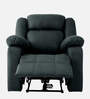 Avalon Fabric 1 Seater Motorized Recliner in Midnight Blue Colour