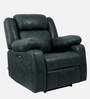 Avalon Fabric 1 Seater Motorized Recliner in Midnight Blue Colour