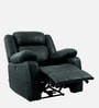 Avalon Fabric 1 Seater Motorized Recliner in Midnight Blue Colour