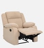 Avalon Fabric Manual 1 Seater Recliner In Beige Colour