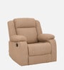 Avalon Fabric Manual 1 Seater Recliner In Brown Colour