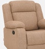 Avalon Fabric Manual 1 Seater Recliner In Brown Colour