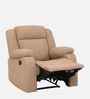 Avalon Fabric Manual 1 Seater Recliner In Brown Colour