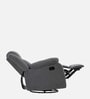 Avalon Fabric Manual 1 Seater Rocker Recliner In Graphite Grey Colour With Swivel