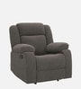Avalon Fabric Manual 1 Seater Recliner In Grey Colour