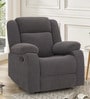 Avalon Fabric Manual 1 Seater Recliner In Grey Colour