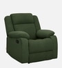 Avalon Fabric Manual 1 Seater Recliner In Sap Green Colour