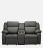Avalon Fabric Manual 2 Seater Recliner In Grey Colour
