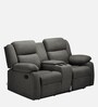 Avalon Fabric Manual 2 Seater Recliner In Grey Colour