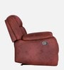 Avalon Fabric Manual 1 Seater Recliner In Crimson Red Colour