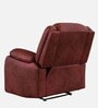 Avalon Fabric Manual 1 Seater Recliner In Crimson Red Colour