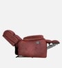 Avalon Fabric Manual 1 Seater Recliner In Crimson Red Colour