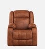 Avalon Fabric Manual 1 Seater Recliner In Desert Orange Colour