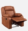 Avalon Fabric Manual 1 Seater Recliner In Desert Orange Colour