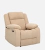 Avalon Fabric Motorized 1 Seater Recliner In Beige Colour