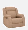 Avalon Fabric Motorized 1 Seater Recliner In Brown Colour