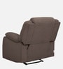 Avalon Fabric Motorized 1 Seater Recliner In Saddle Brown Colour