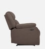 Avalon Fabric Motorized 1 Seater Recliner In Saddle Brown Colour