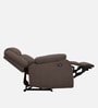 Avalon Fabric Motorized 1 Seater Recliner In Saddle Brown Colour