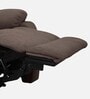 Avalon Fabric Motorized 1 Seater Recliner In Saddle Brown Colour