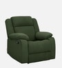 Avalon Fabric Motorized 1 Seater Recliner In Sap Green Colour
