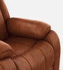Avalon RRR Fabric 1 Seater Manual Recliner In Desert Orange Colour With Rocker & Swivel