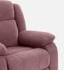 Avalon RRR Fabric 1 Seater Manual Recliner In Dusky Pink Colour With Rocker & Swivel