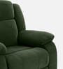 Avalon RRR Fabric 1 Seater Manual Recliner In Green Colour With Rocker & Swivel