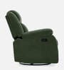 Avalon RRR Fabric 1 Seater Manual Recliner In Green Colour With Rocker & Swivel