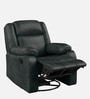 Avalon RRR Fabric 1 Seater Manual Recliner In Midnight Blue Colour With Rocker & Swivel