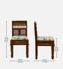 Avantika Sheesham Wood 6 Seater Dining Set In Scratch Resistant Provincial Teak Finish