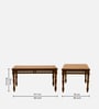 Avantika Sheesham Wood 6 Seater Dining Set In Scratch Resistant Provincial Teak Finish