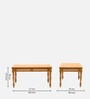 Avantika Sheesham Wood 6 Seater Dining Table In Scratch Resistant Rustic Teak Finish